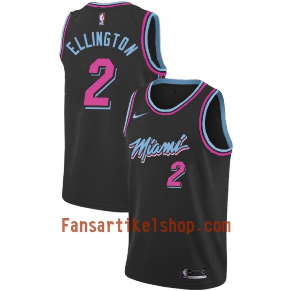 Miami Heat Trikot Wayne Ellington 2 2018-19 Nike City Edition Schwarz Swingman - Herren Miami Heat Trikot Wayne Ellington 2 2018-19 Nike City Edition Schwarz Swingman - Herren